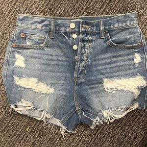 Denim shorts